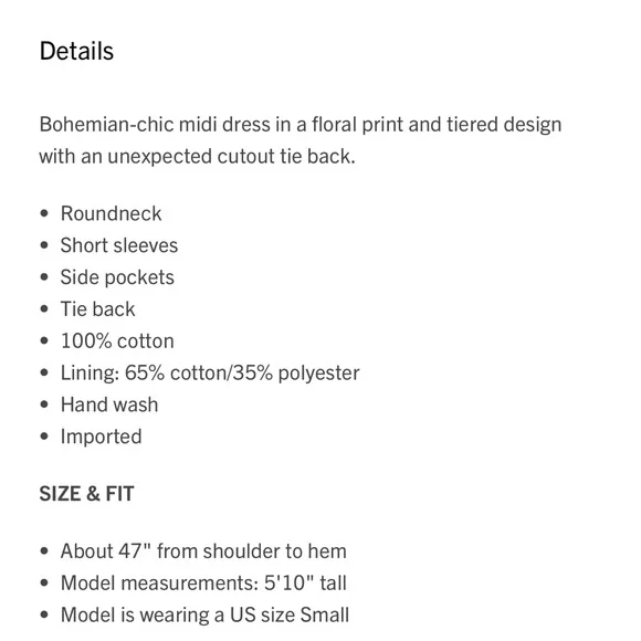 En Saison Floral Midi Dress - Picture 14 of 14